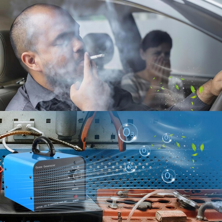 MOCNY GENERATOR OZONU Ozonator Oczyszczacz do Powietrza 60 000 MG/H 150W