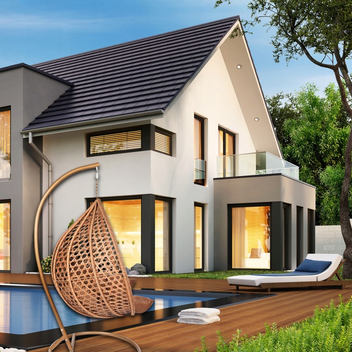 FOTEL KOKON KOSZ WISZĄCY JEDNOOSOBOWY DO POKOJU OGRODU OGRODOWY NA BALKON