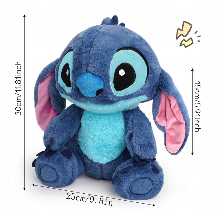 30x25cm MASKOTKA LILO I STICH DUŻA MASKOTKA PRZYTULANKA PLUSZAK MIŚ