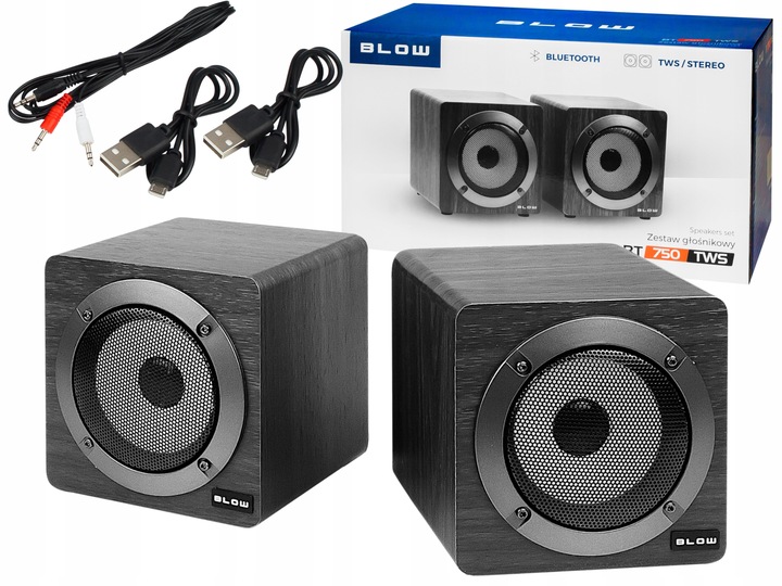 Głośniki bluetooth BLOW stereo TWS przenośne USB
