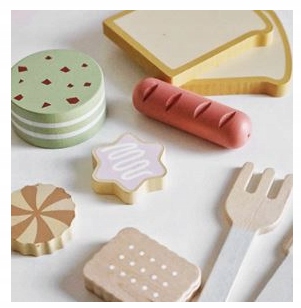 Drewniany Zestaw Piknikowy Dla Dzieci Nunukids Piknik Torba Mata Akcesoria