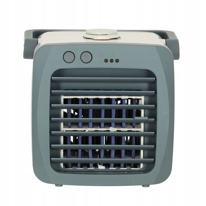 SKUTECZNY Mini klimatyzator wentylator nawilżacz powietrza na wodę z rączką