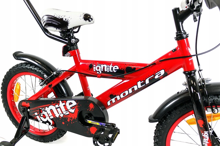 Rower dziecięcy SIrox Montra Ignite koło 16 " czerwony