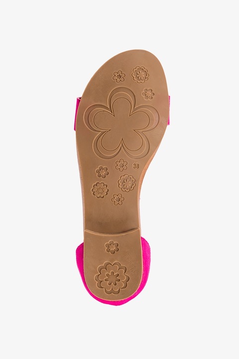 SANDAŁY DAMSKIE Z MODNĄ OZDOBĄ LEKKIE PŁASKIE Z ZAKRYTĄ PIĘTĄ NA LATO r 41