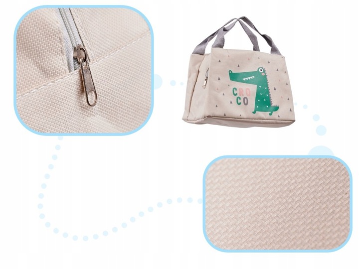 TORBA TERMICZNA IZOLACYJNA LUNCH ŚNIADANIOWA PIKNIK BIWAK NA PLAŻĘ POJEMNA