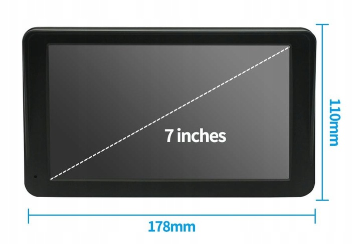 STACJA MULTIMEDIALNA SAMOCHODU RADIO CARPLAY ANDROID APPLE 7" 1080p PL Menu