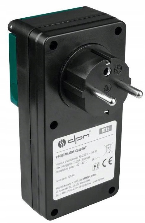 Programator czasowy analogowy z czujn. zmierzchu