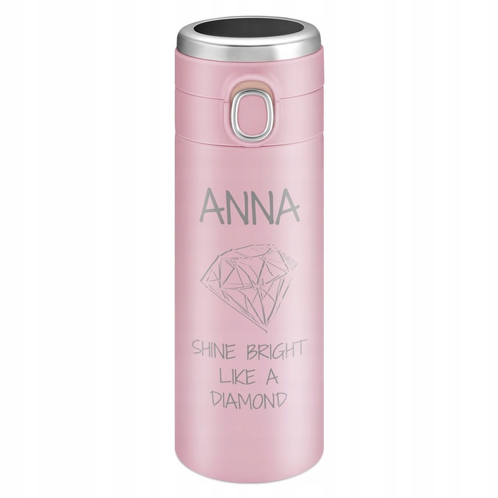 Kubek Termiczny z Grawerem Termos Smart Wyświetlacz 400ml Prezent dla Mamy