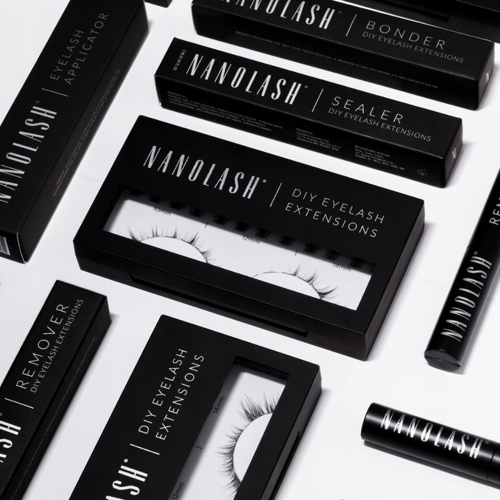 Bonder do sztucznych rzęs w kępkach Nanolash 5 ml - przedłużanie rzęs DIY