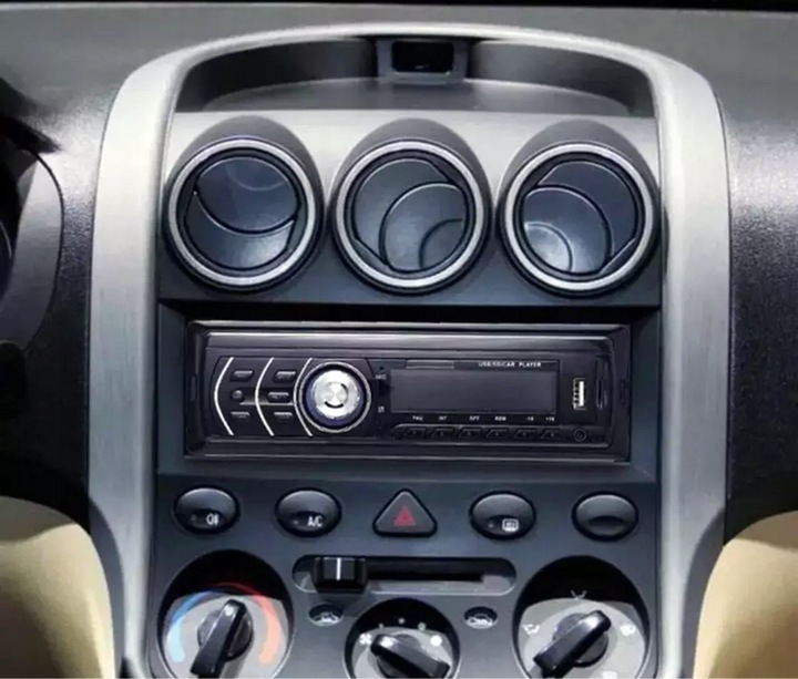 RADIO SAMOCHODOWE BLUETOOTH MIKROFON USB MP3 Z CZYTNIKIEM KART SD Z PILOTEM