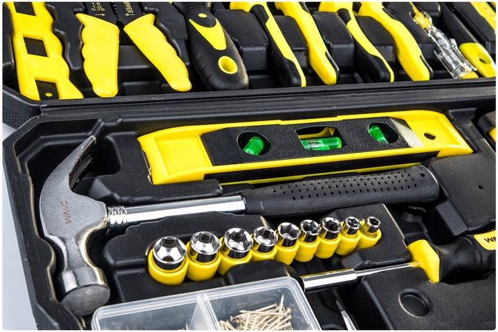 WALIZKA NARZĘDZIOWA ZESTAW NARZĘDZI 1001 ELEMENTÓW