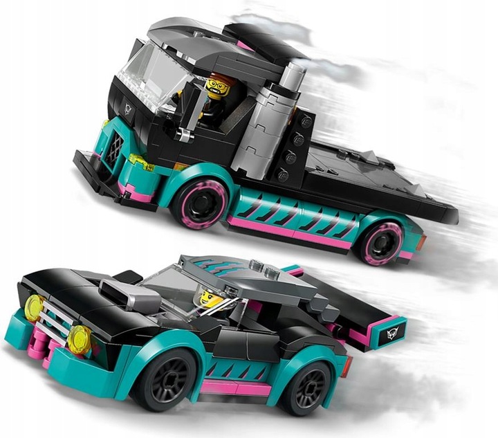 KLOCKI LEGO CITY 60406 SAMOCHÓD WYŚCIGOWY LAWETA PREZENT DLA DZIECI + TORBA