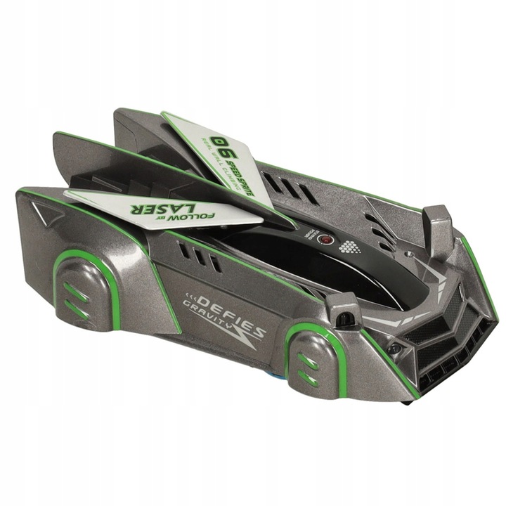 Samochód KASKADER Zdalnie Sterowany LASEREM jeździ po ŚCIANIE SUFICIE