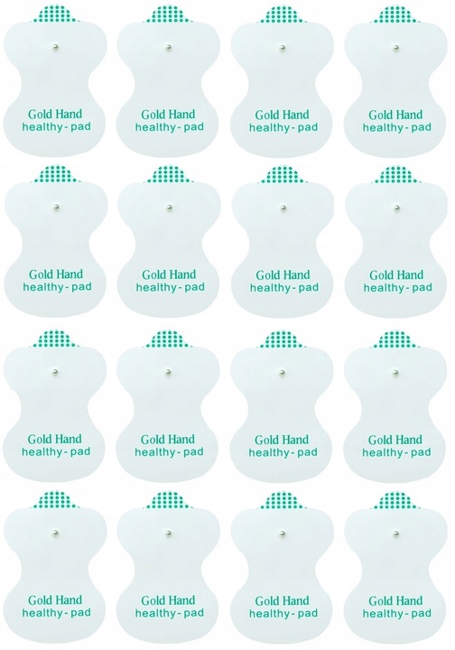 16x ELEKTRODY ŻELOWE ELEKTROSTYMULATOR TENS EMS