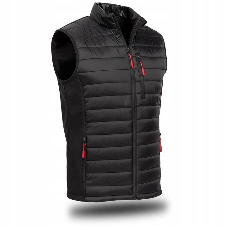 BEZRĘKAWNIK ROBOCZY męski Kamizelka Ocieplana BHP SOFTSHELL RIPSTOP STRETCH