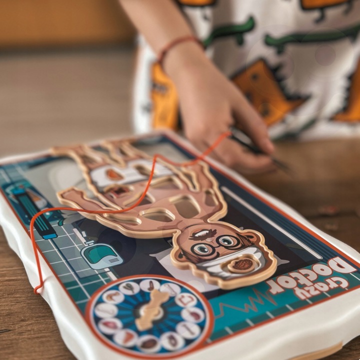 SZALONY LEKARZ GRA ZRĘCZNOŚCIOWA PLANSZOWA OPERACJA MAŁY DOKTOR WOOPIE