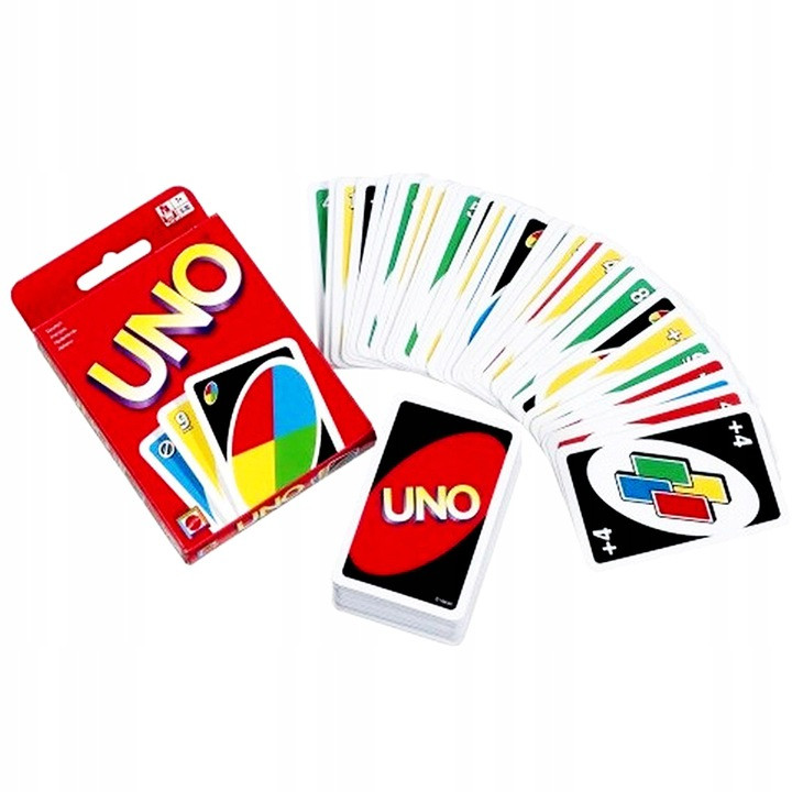 Mattel UNO KARTY DO GRY DLA DZIECI GRY RODZINNE GRY LOGICZNE DLA DZIECI