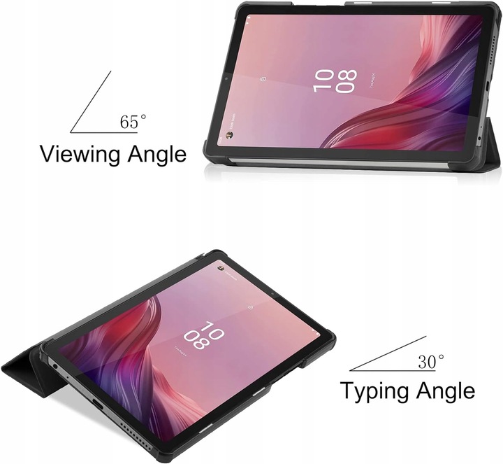ETUI SKÓRZANE DO LENOVO TAB M9 9" TB310XU TB310FU 2023r.+ SZKŁO + RYSIK