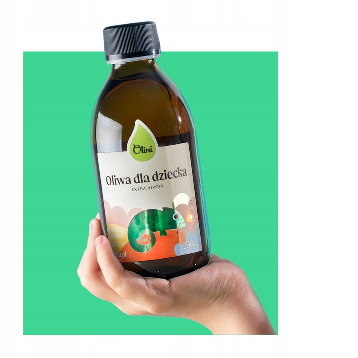 Oliwa z oliwek dla dzieci 100 ml Tłoczona na zimno, nierafinowana