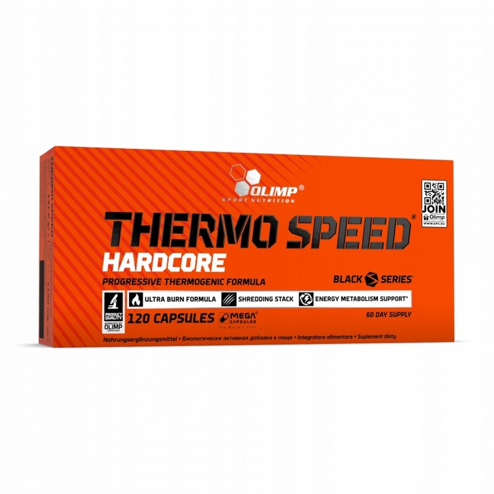 OLIMP THERMO SPEED HARDCORE 120 kapsułek MOCNY SPALACZ REDUKCJA POBUDZENIE