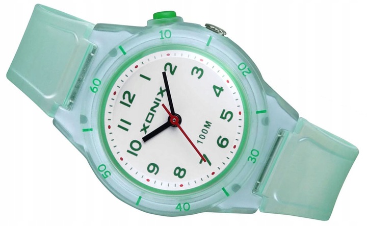 Analogowy Wodoszczelny Zegarek z Podświetleniem XONIX Dziecięcy Wyraźny