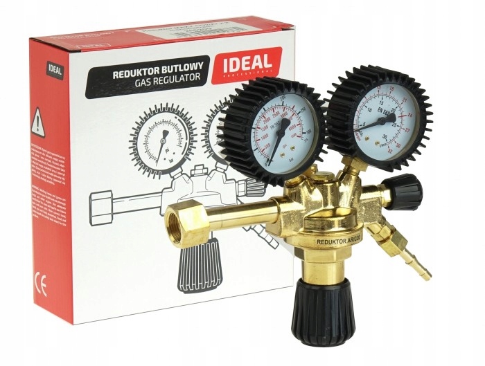 REDUKTOR Ar/CO2 DWUTLENEK ARGON MIX MIESZANKA