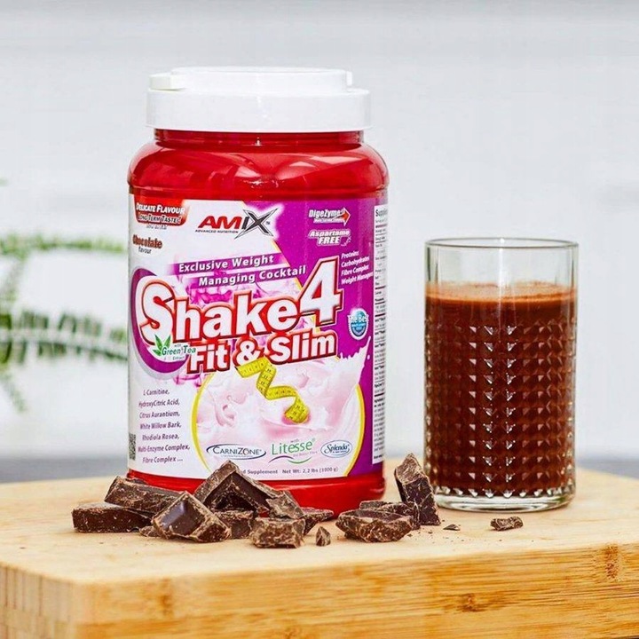 POSIŁEK w proszku na odchudzanie AMIX SLIME SHAKE koktajl dla kobiet