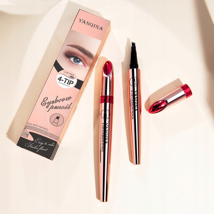 MARKER DO BRWI KERDKA MICROBLADING PISAK 4w1 Kolor ciemnej kawy