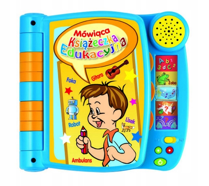 9019 Smily Play MÓWIĄCA KSIĄŻECZKA EDUKACYJNA UCZY KSIĄŻKA INTERAKTYWNA