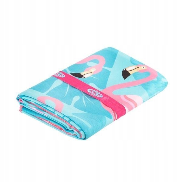 FLAMING RĘCZNIK Z MIKROFIBRY 160X80 cm NILS CAMP na plażę piknik urlop