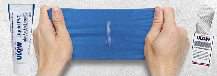 Klej Łatka w Płynie do Basenu Materaca Pontonu Plandeki Klej PVC do WELURU