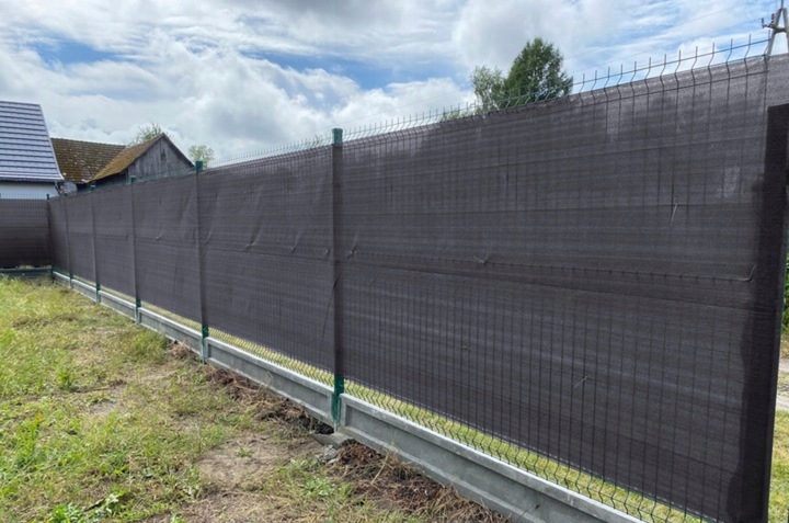SIATKA CIENIUJĄCA 1,5x25m MASKUJĄCA OSŁONA NA OGRODZENIE PŁOT 75% +UV