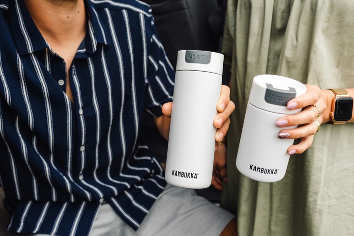 Kambukka kubek termiczny Olympus 500ml Marshmallow white kubek z pokrywką