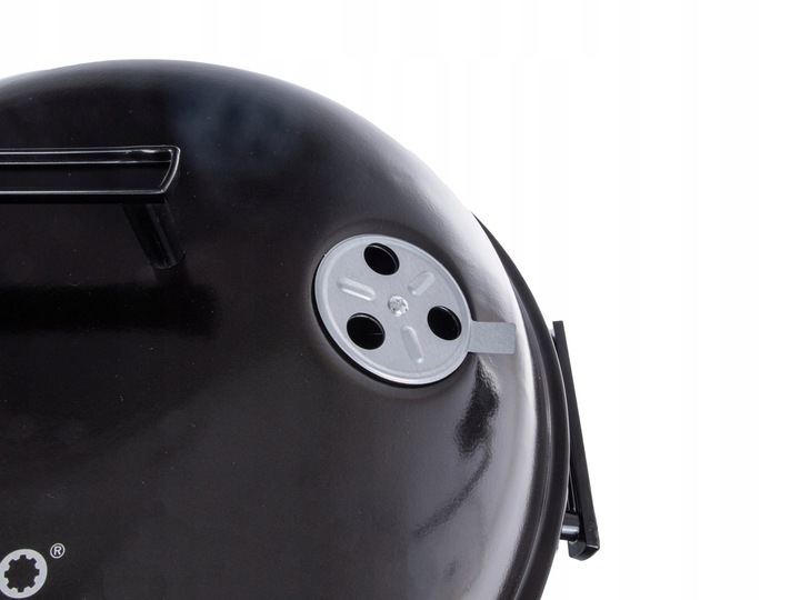 Grill węglowy okrągły z pokrywą i pokrowcem 39cm