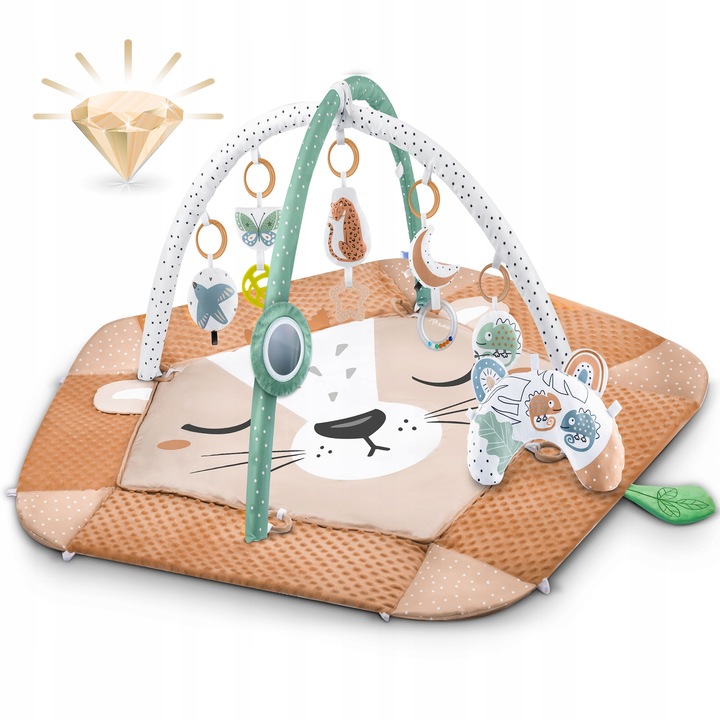 MATA EDUKACYJNA INTERAKTYWNA DWUSTRONNA SKŁADANA XXL 5w1 NUKIDO DYWAN