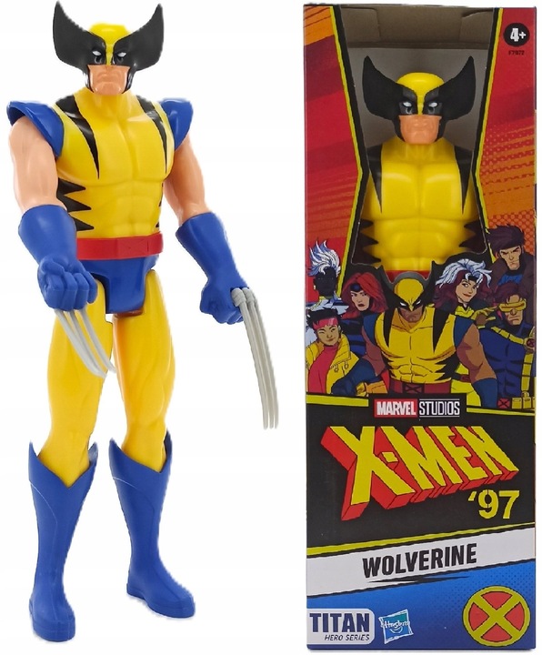 HASBRO WOLVERINE RUCHOMA FIGURKA 30cm X-MAN seria 97 F7972