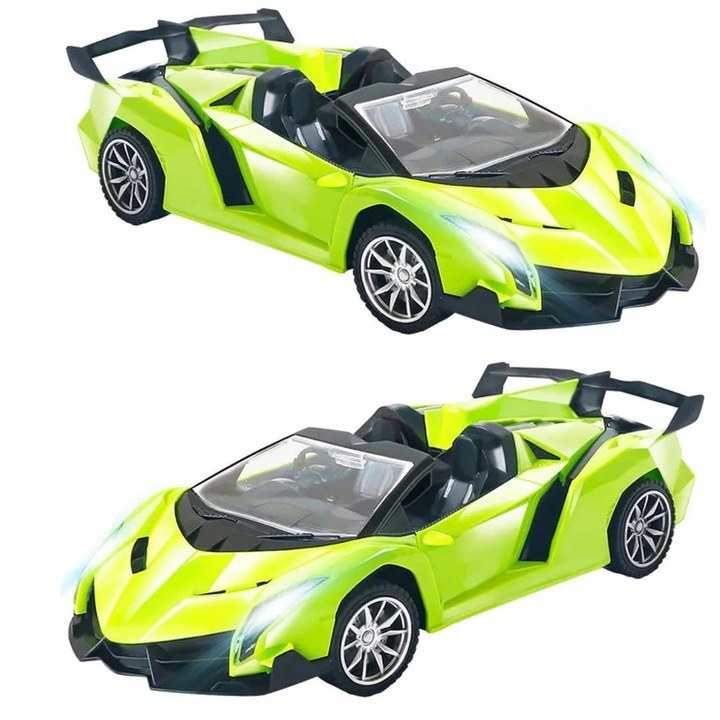 SAMOCHÓD ZDALNIE STEROWANY AUTO NA PILOTA RC POJAZD DLA DZIECKA LED PREZENT