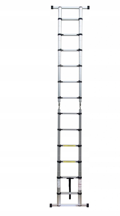 Drabina teleskopowa aluminiowa przegubowa 5m / z funkcją na schody