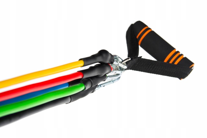 Zestaw 5 Gum Ekspanderów oporowych Taśm do ćwiczeń