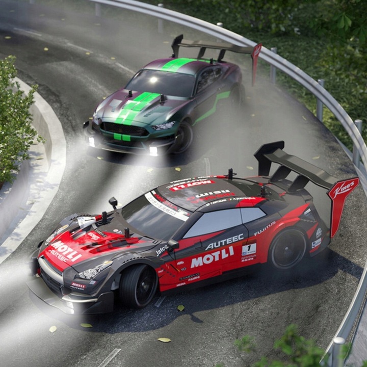 SAMOCHÓD RC DO DRIFTU AUTO WYŚCIGOWE ZDALNIE STEROWANE DRIFT 4x4 PILOT 2,4