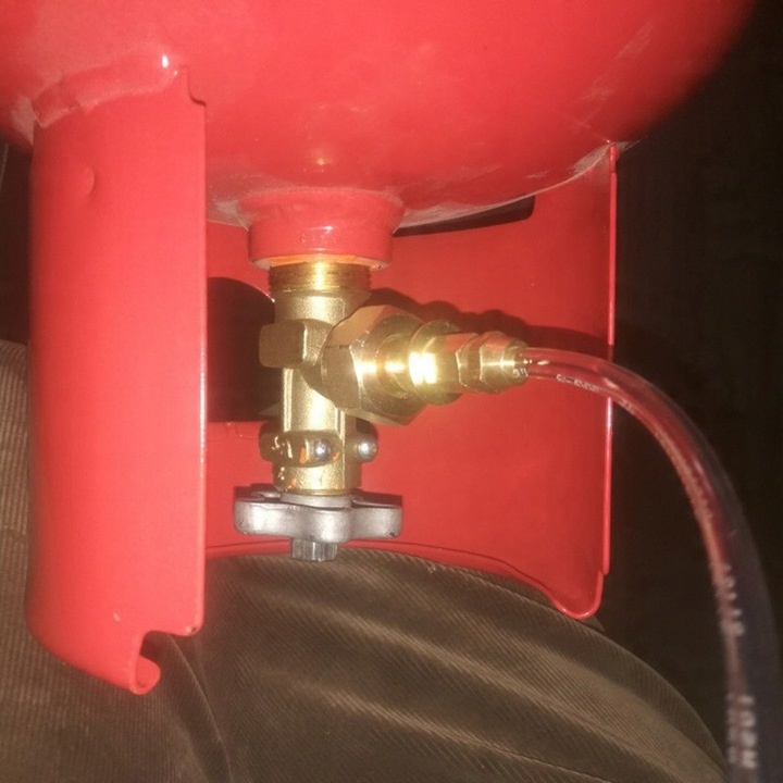 ADAPTER DO NAPEŁNIANIA BUTLI GAZOWEJ KARTUSZY WĄŻ 70CM