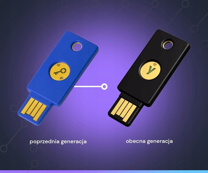 Klucz zabezpieczający U2F Security Key NFC Yubico