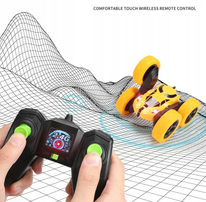 Samochód RC Zdalnie Sterowany 360 stopni 15km/h - Zielony