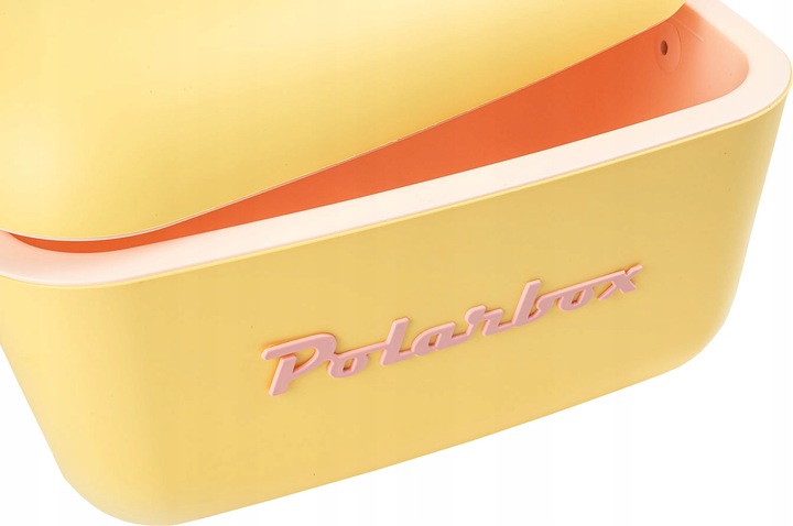 LODÓWKA TURYSTYCZNA 12L EXLISIVE POLARBOX ŻÓŁTA STYLOWA RETRO 2024