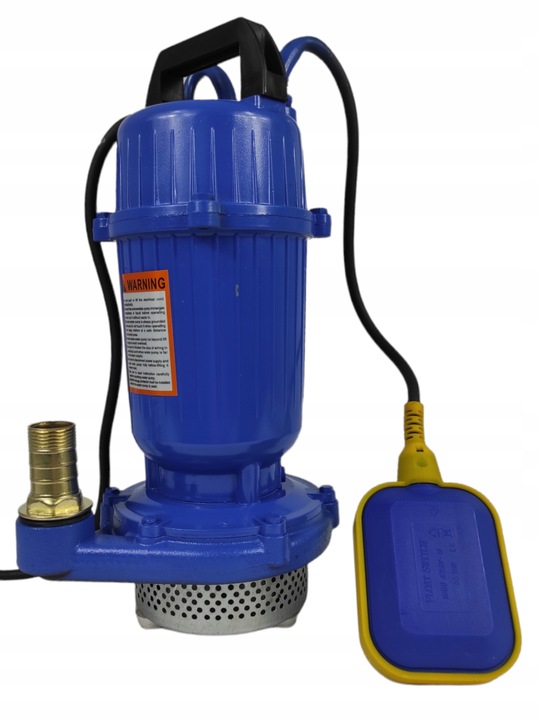 POMPA DO WODY BRUDNEJ CZYSTEJ ŚCIEKÓW Z PŁYWAKIEM SITO SITKO 2650W WĄŻ 20M