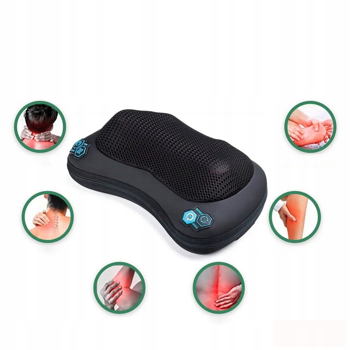 Masażer poduszka do pleców, ciala szyi karku