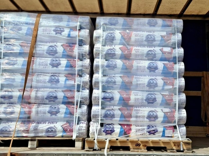 Siatka do bel POWER NET Beluś 123x2000m do słomy, siana, kiszonki