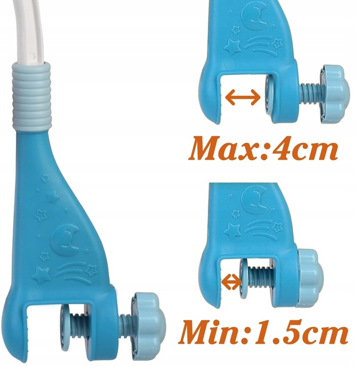 KARUZELA DO ŁÓŻECZKA PROJEKTOR GWIAZD Z PILOTEM DLA DZIECI NIEMOWLĄT TIMER