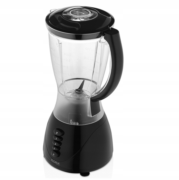 BLENDER KIELICHOWY MIKSER CZARNY BPA FREE 3 BIEGI + PULSE 300W
