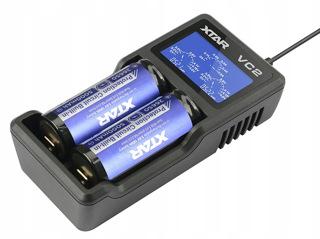 ŁADOWARKA BATERII LCD LI-ION 26650 18650 14500
